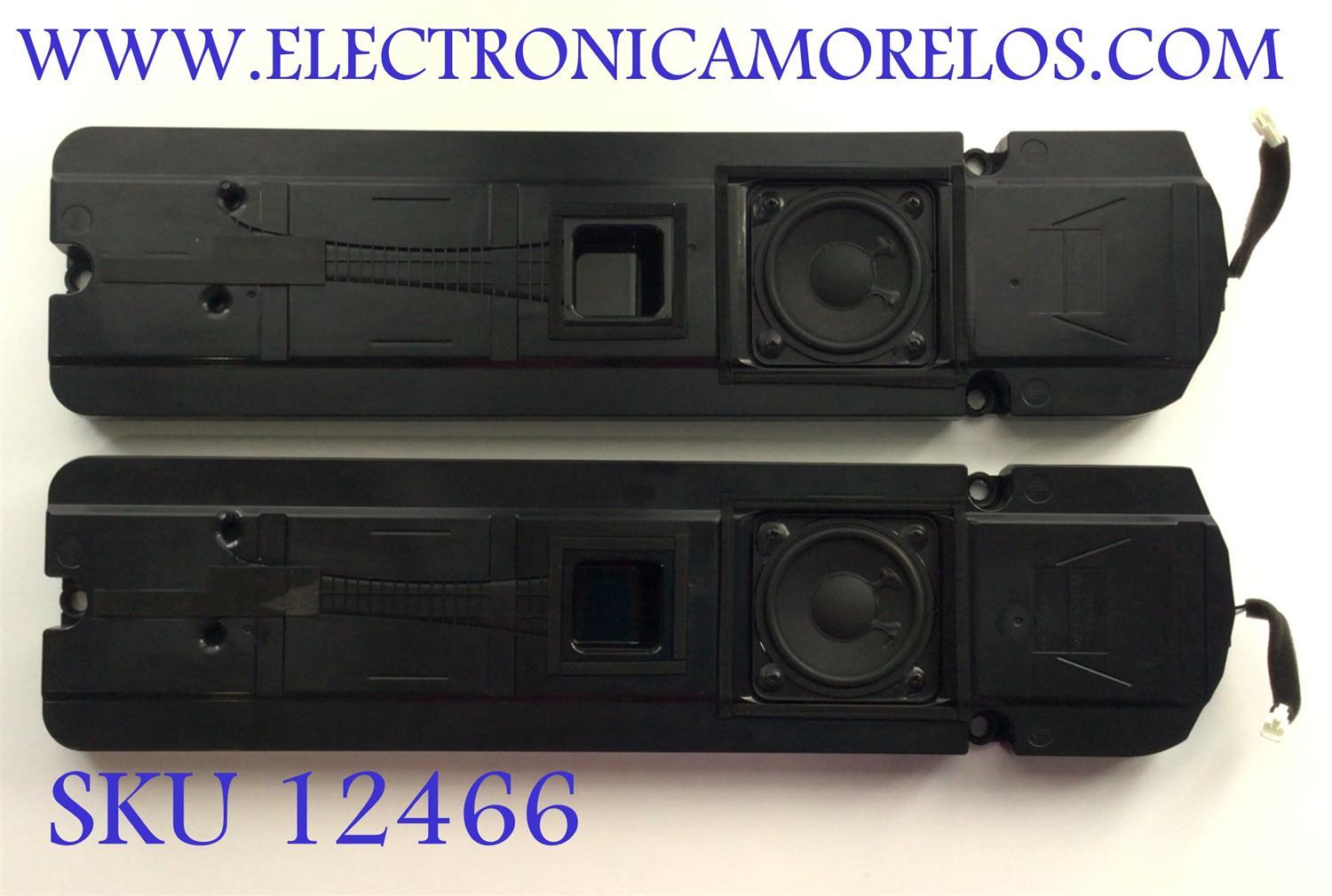 KIT DE BOCINAS PARA TV SONY (2 PZ) / NUMERO DE PARTE 1-859-345 / 64320525 / PANEL YDBO055UTG01 / MODELO XR-55A90J